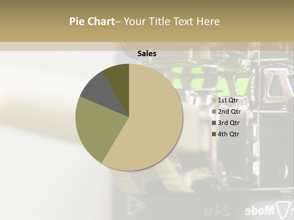 A Picture Of A Network With Wires And Wires Attached To It PowerPoint Template