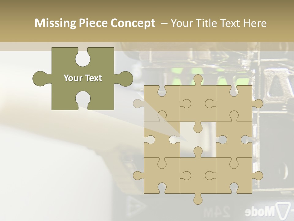 A Picture Of A Network With Wires And Wires Attached To It PowerPoint Template