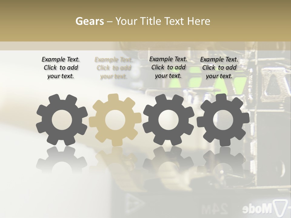 A Picture Of A Network With Wires And Wires Attached To It PowerPoint Template