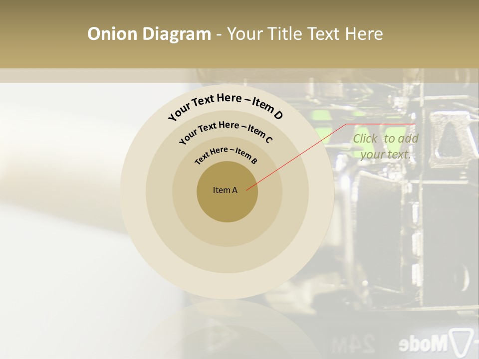 A Picture Of A Network With Wires And Wires Attached To It PowerPoint Template