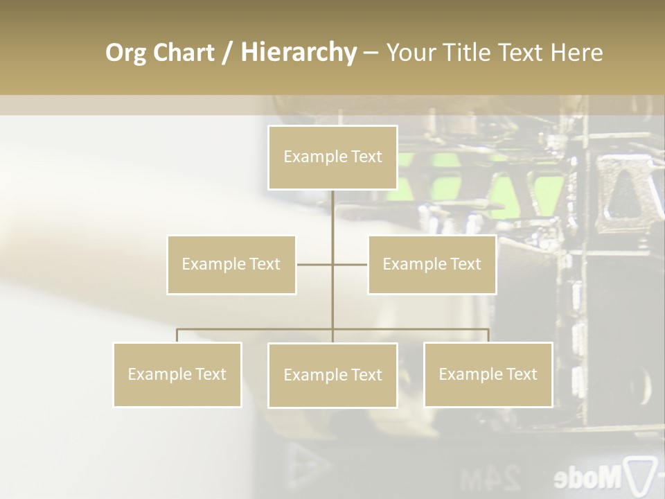 A Picture Of A Network With Wires And Wires Attached To It PowerPoint Template
