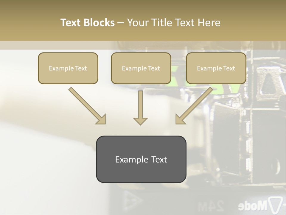 A Picture Of A Network With Wires And Wires Attached To It PowerPoint Template