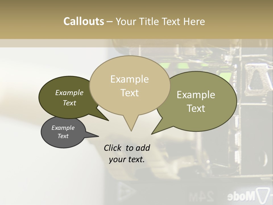 A Picture Of A Network With Wires And Wires Attached To It PowerPoint Template