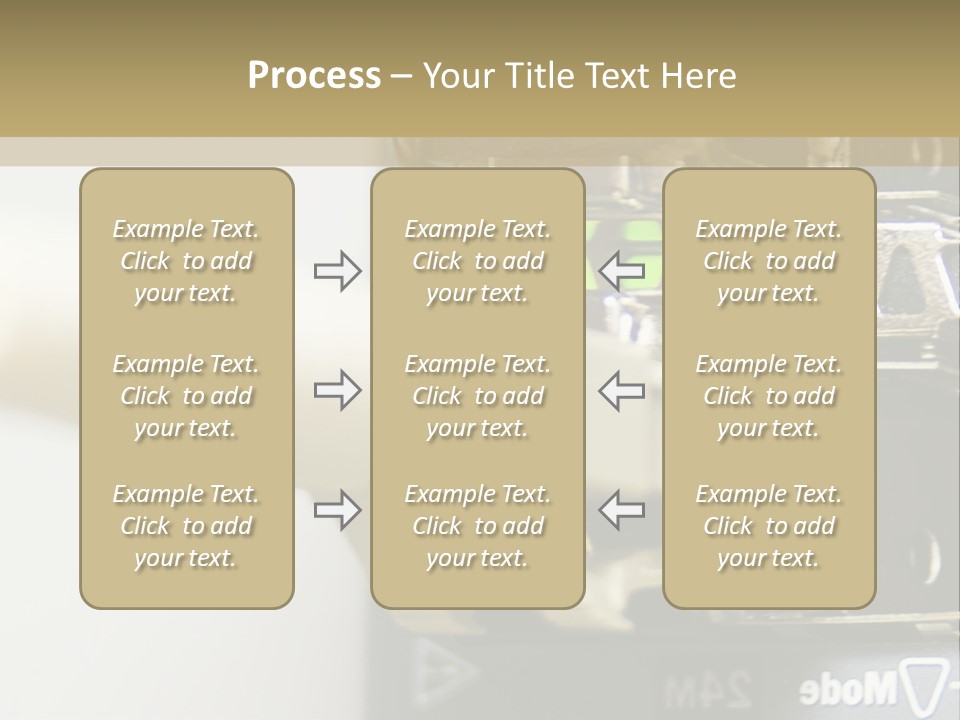 A Picture Of A Network With Wires And Wires Attached To It PowerPoint Template