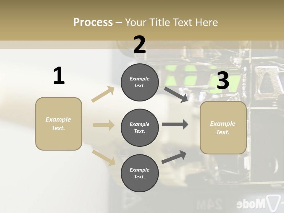 A Picture Of A Network With Wires And Wires Attached To It PowerPoint Template