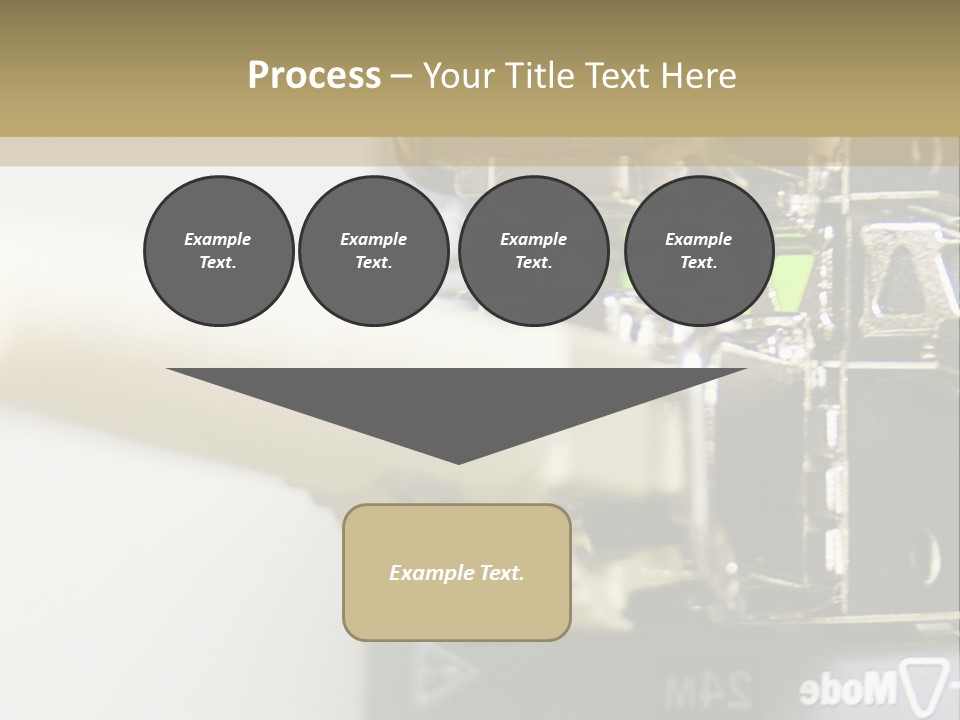 A Picture Of A Network With Wires And Wires Attached To It PowerPoint Template