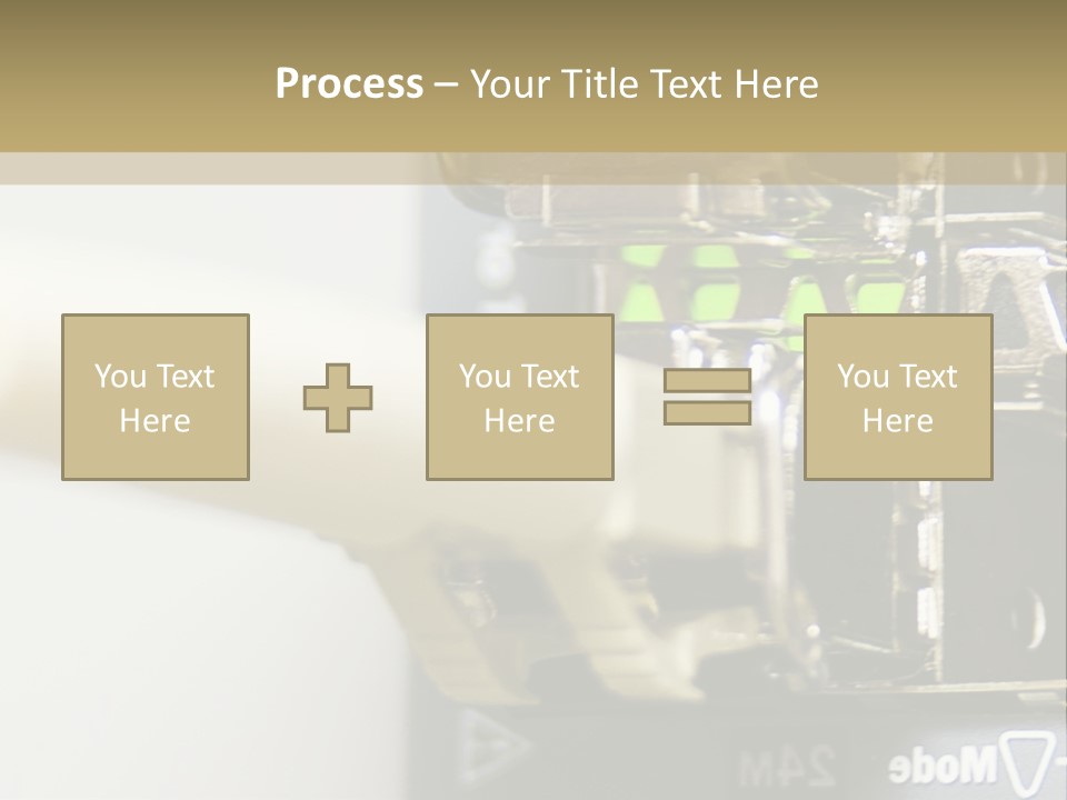 A Picture Of A Network With Wires And Wires Attached To It PowerPoint Template
