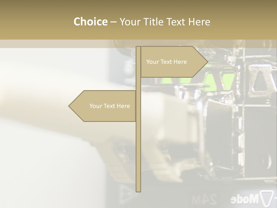 A Picture Of A Network With Wires And Wires Attached To It PowerPoint Template