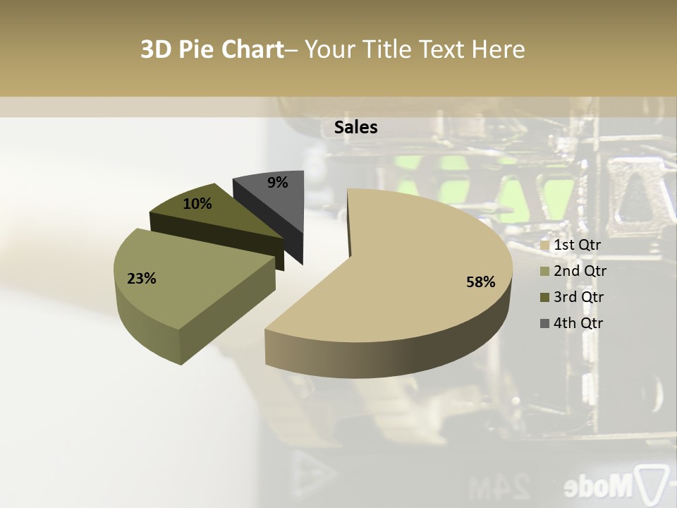 A Picture Of A Network With Wires And Wires Attached To It PowerPoint Template