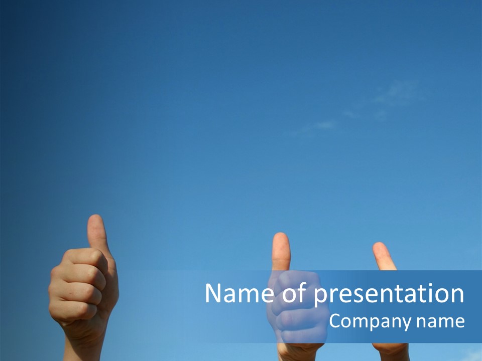 People Winner Smile PowerPoint Template