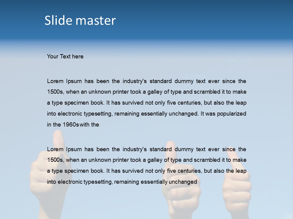 People Winner Smile PowerPoint Template