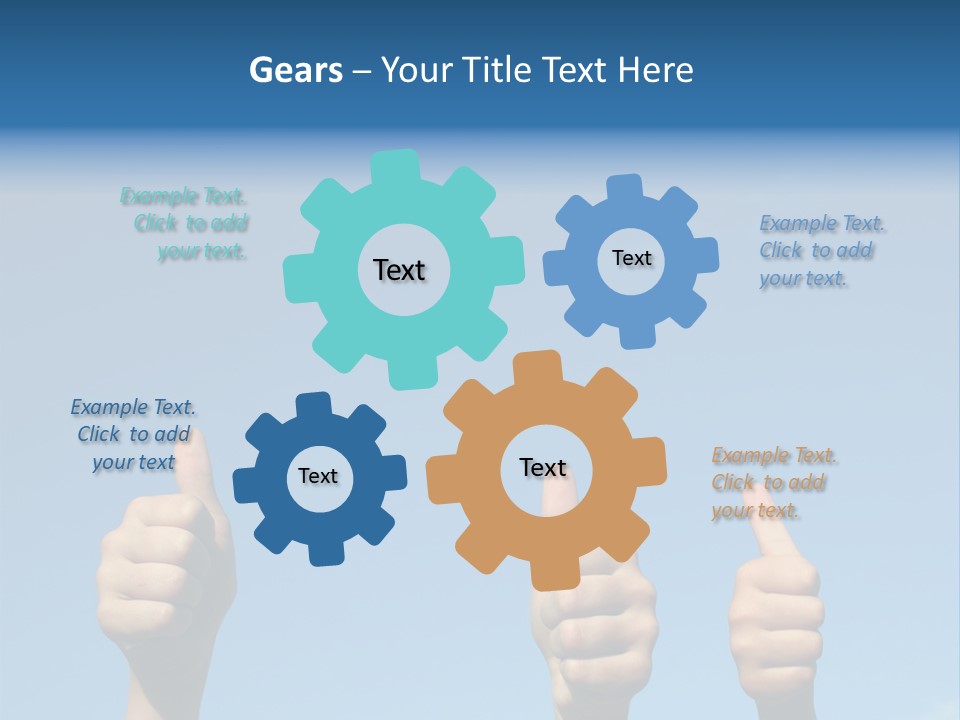 People Winner Smile PowerPoint Template