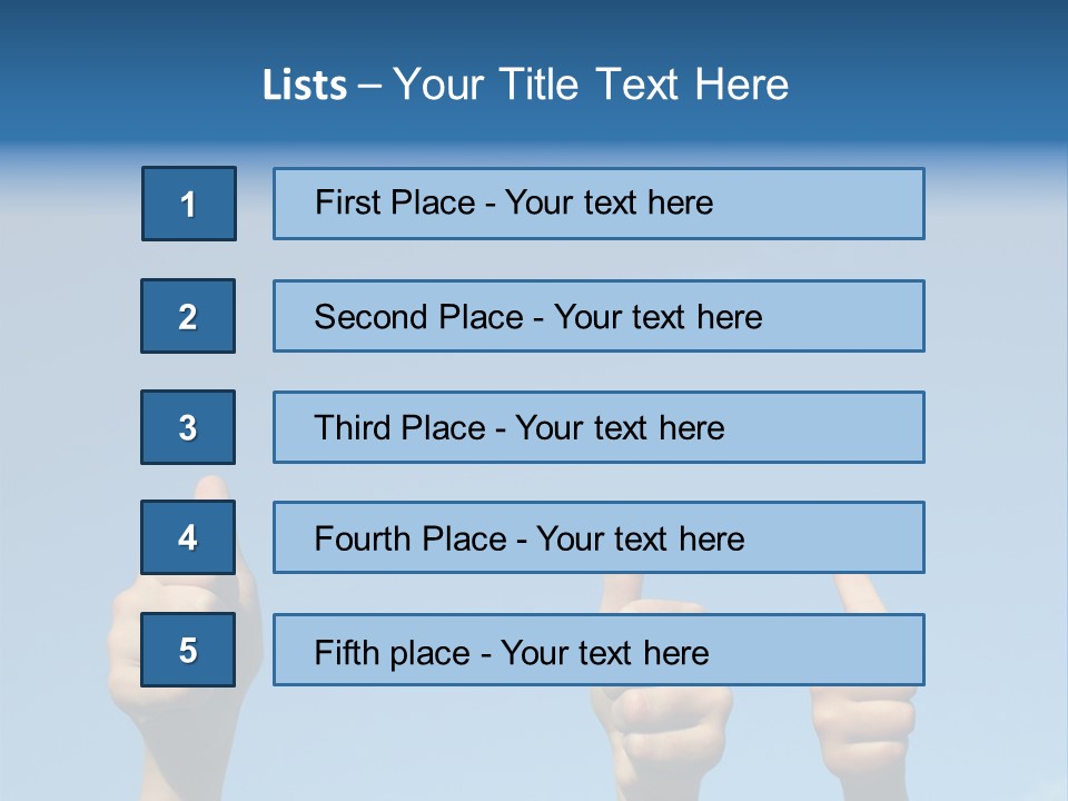 People Winner Smile PowerPoint Template