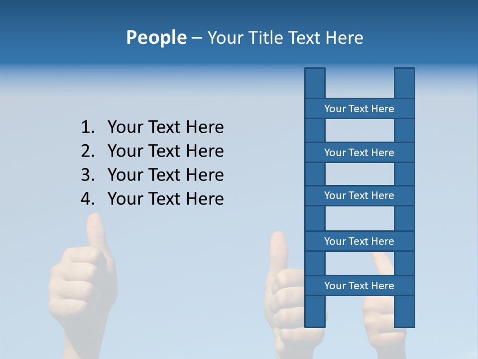 People Winner Smile PowerPoint Template