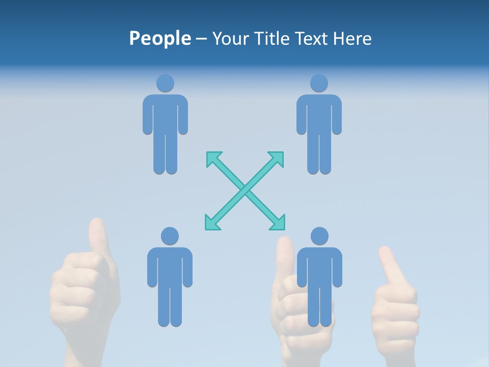 People Winner Smile PowerPoint Template