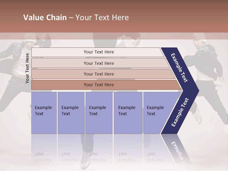 A Group Of People Jumping In The Air PowerPoint Template