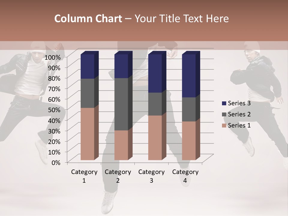 A Group Of People Jumping In The Air PowerPoint Template