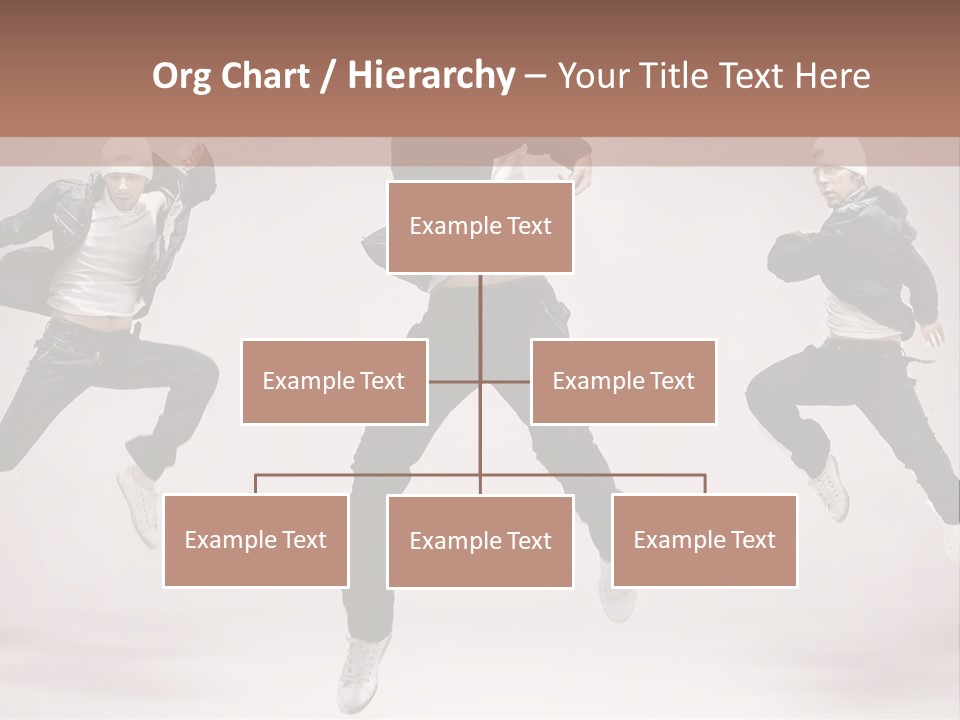 A Group Of People Jumping In The Air PowerPoint Template