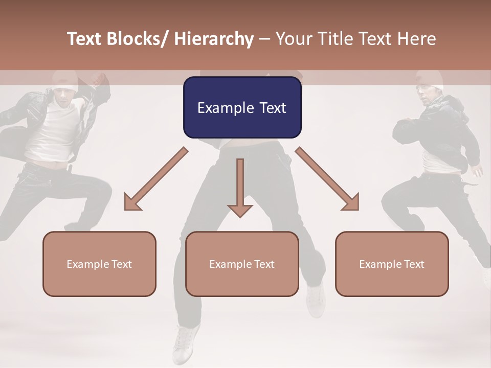 A Group Of People Jumping In The Air PowerPoint Template