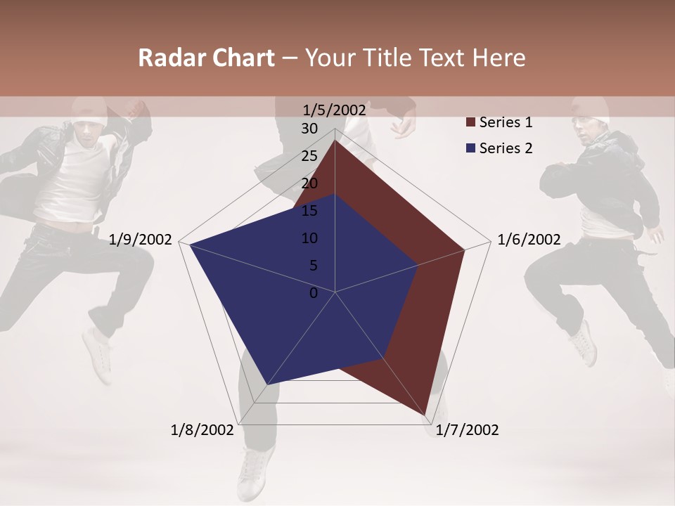 A Group Of People Jumping In The Air PowerPoint Template