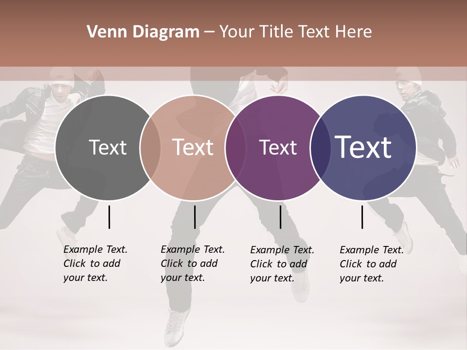 A Group Of People Jumping In The Air PowerPoint Template