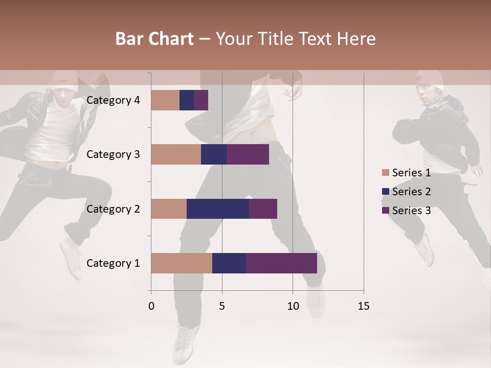 A Group Of People Jumping In The Air PowerPoint Template