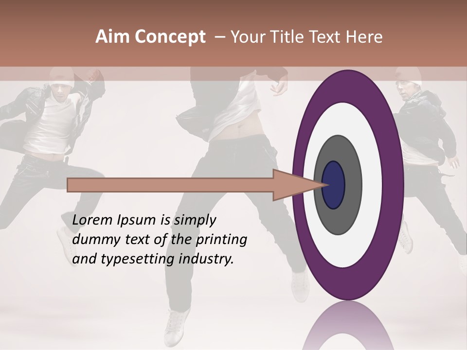 A Group Of People Jumping In The Air PowerPoint Template