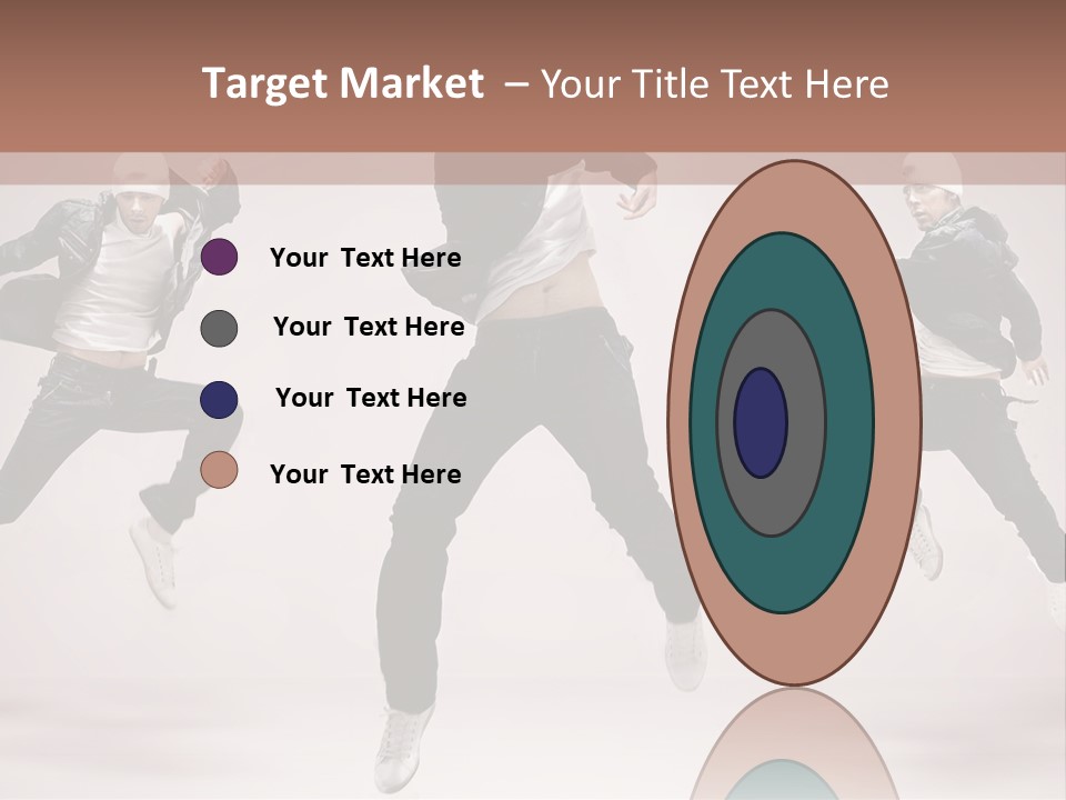 A Group Of People Jumping In The Air PowerPoint Template