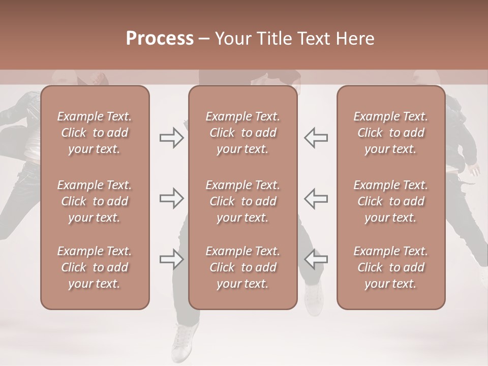 A Group Of People Jumping In The Air PowerPoint Template