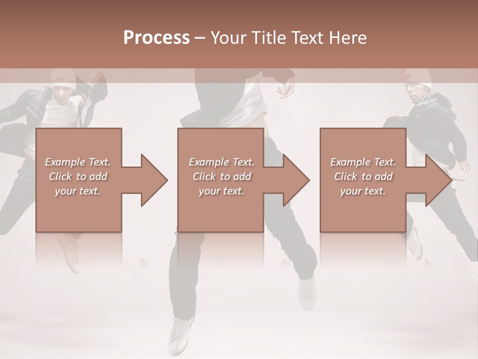 A Group Of People Jumping In The Air PowerPoint Template