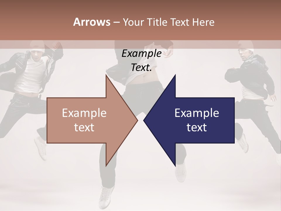 A Group Of People Jumping In The Air PowerPoint Template