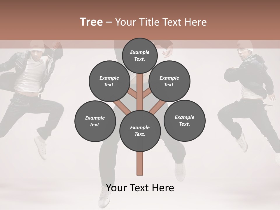 A Group Of People Jumping In The Air PowerPoint Template