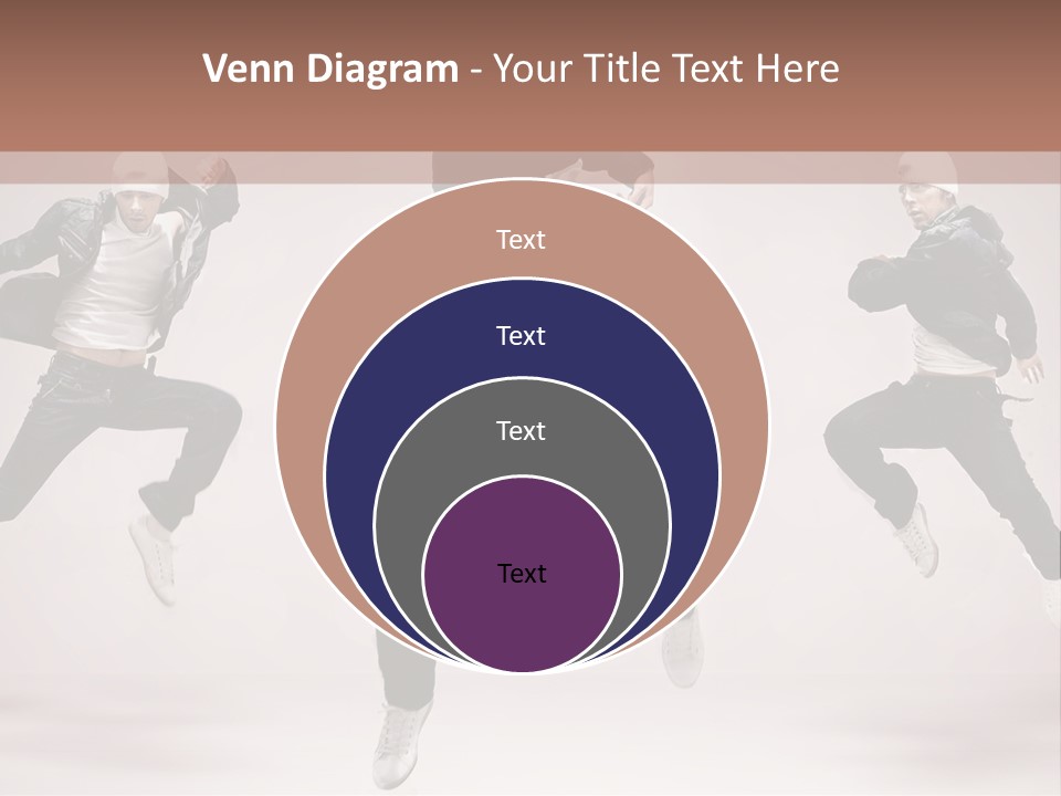 A Group Of People Jumping In The Air PowerPoint Template