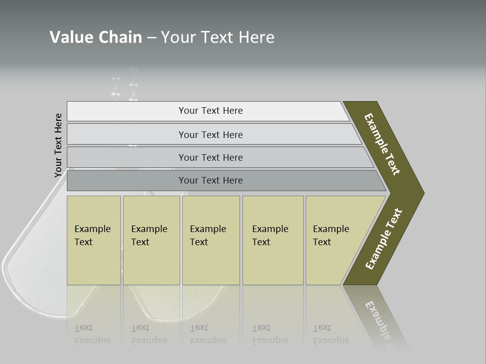 A Dog Tag On A Chain With A Black Background PowerPoint Template