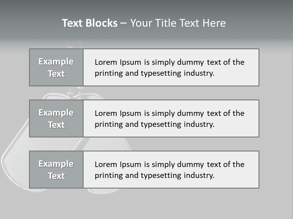A Dog Tag On A Chain With A Black Background PowerPoint Template