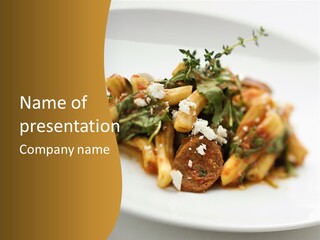 Restaurant Thyme Culinary PowerPoint Template