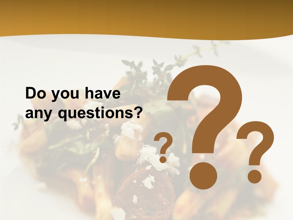 Restaurant Thyme Culinary PowerPoint Template