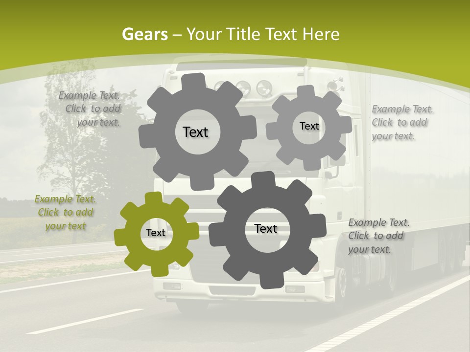 African Architect Leather PowerPoint Template