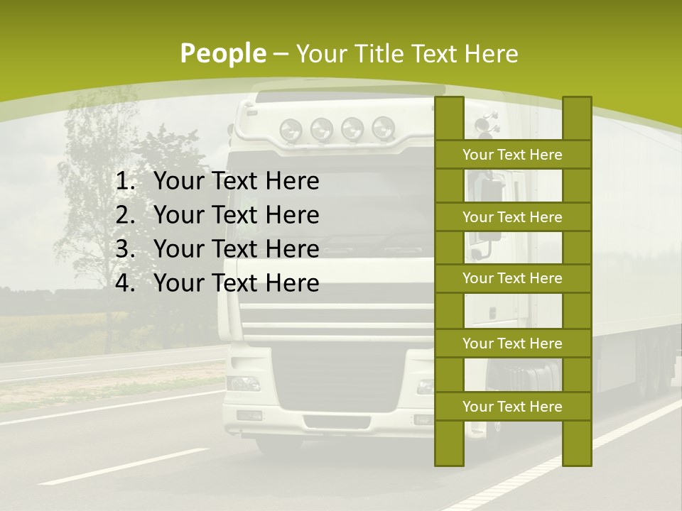 African Architect Leather PowerPoint Template