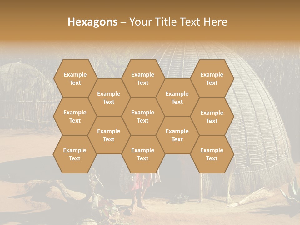 African Architect Leather PowerPoint Template