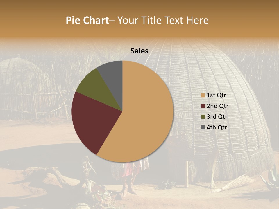 African Architect Leather PowerPoint Template