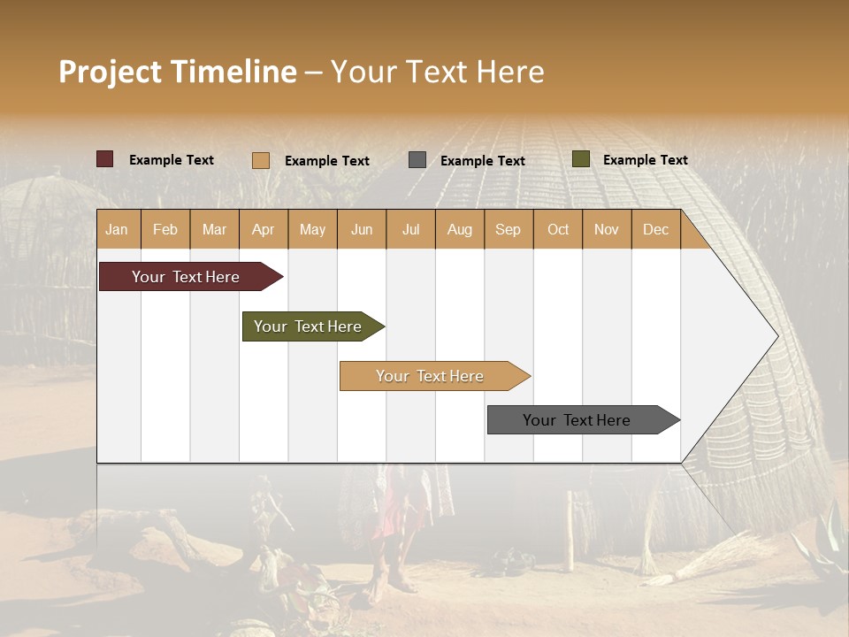 African Architect Leather PowerPoint Template