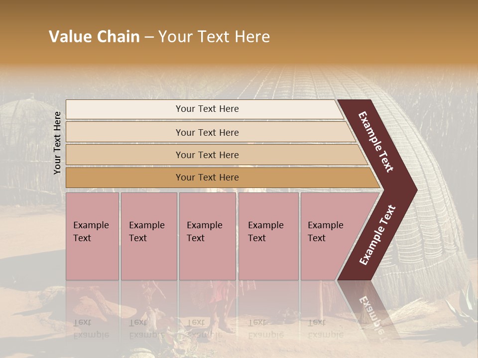 African Architect Leather PowerPoint Template