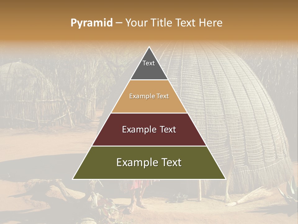 African Architect Leather PowerPoint Template