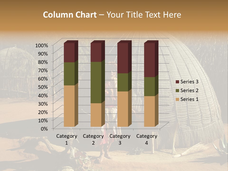 African Architect Leather PowerPoint Template