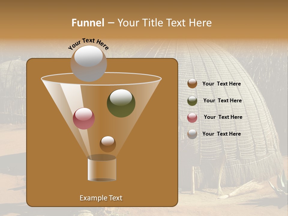 African Architect Leather PowerPoint Template