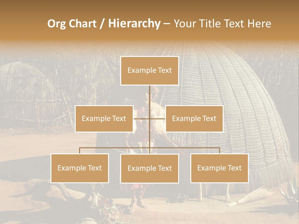 African Architect Leather PowerPoint Template