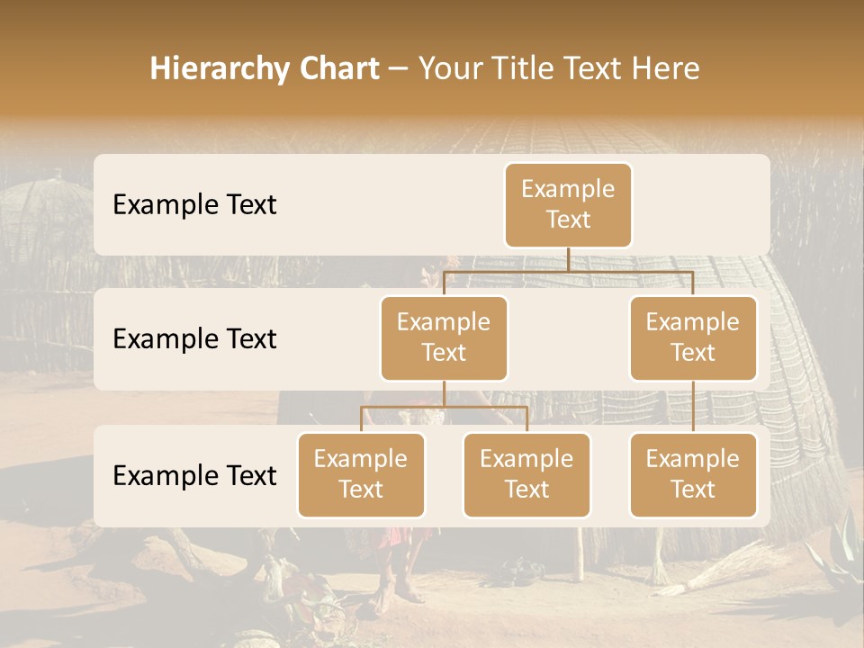 African Architect Leather PowerPoint Template