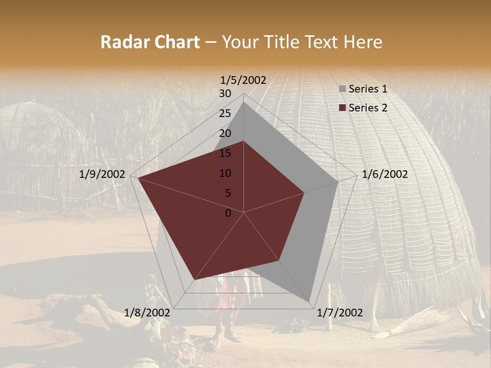 African Architect Leather PowerPoint Template