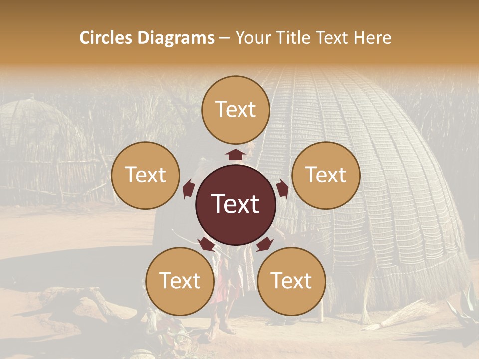 African Architect Leather PowerPoint Template